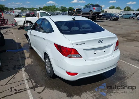 2014 Hyundai Accent Gls from USA, damaged, VIN KMHCT4AE7EU760072